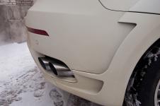 задний бампер и выхлопные трубы hamann tycoon на bmw x6