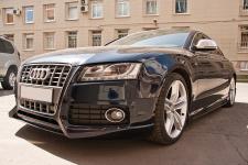 Audi S5 тюнинг Rieger и Caractère передний бампер, диски, фары